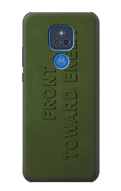 S3936 Front Toward Enermy Hülle Schutzhülle Taschen für Motorola Moto G Play (2021)