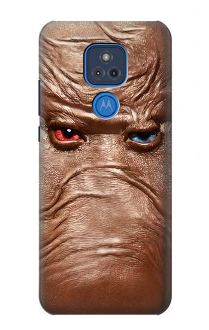 S3940 Leather Mad Face Graphic Paint Hülle Schutzhülle Taschen für Motorola Moto G Play (2021)