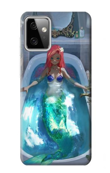 S3912 Cute Little Mermaid Aqua Spa Hülle Schutzhülle Taschen für Motorola Moto G Power (2023) 5G