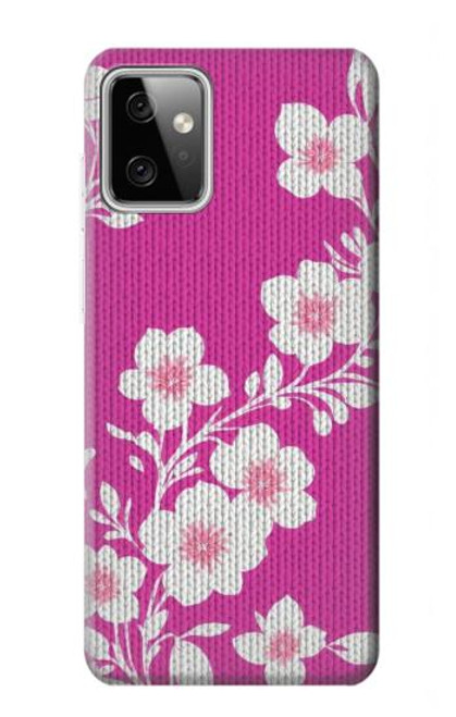 S3924 Cherry Blossom Pink Background Hülle Schutzhülle Taschen für Motorola Moto G Power (2023) 5G