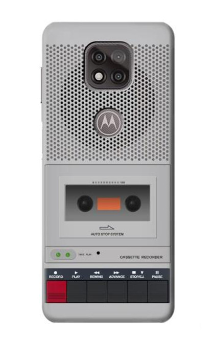 S3953 Vintage Cassette Player Graphic Hülle Schutzhülle Taschen für Motorola Moto G Power (2021)