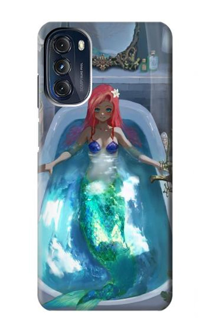 S3912 Cute Little Mermaid Aqua Spa Hülle Schutzhülle Taschen für Motorola Moto G 5G (2023)