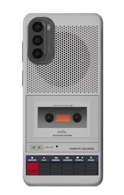 S3953 Vintage Cassette Player Graphic Hülle Schutzhülle Taschen für Motorola Moto G52, G82 5G