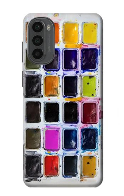 S3956 Watercolor Palette Box Graphic Hülle Schutzhülle Taschen für Motorola Moto G52, G82 5G