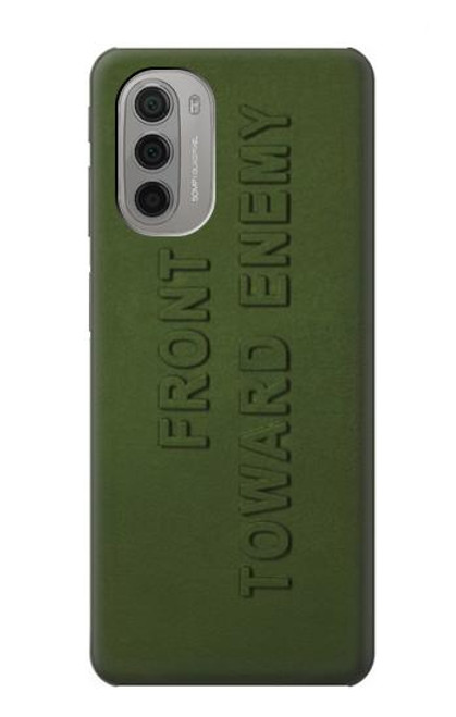 S3936 Front Toward Enermy Hülle Schutzhülle Taschen für Motorola Moto G51 5G