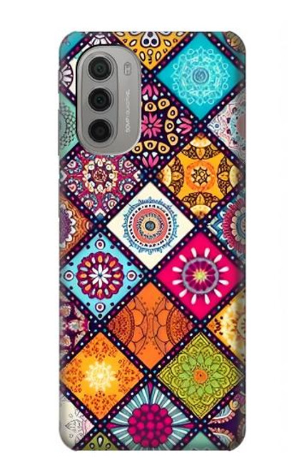 S3943 Maldalas Pattern Hülle Schutzhülle Taschen für Motorola Moto G51 5G