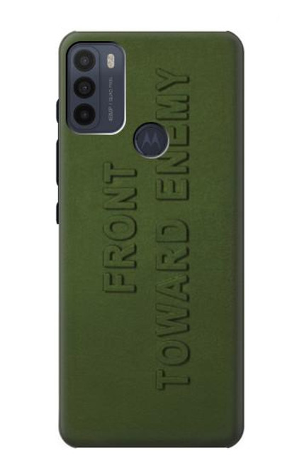S3936 Front Toward Enermy Hülle Schutzhülle Taschen für Motorola Moto G50