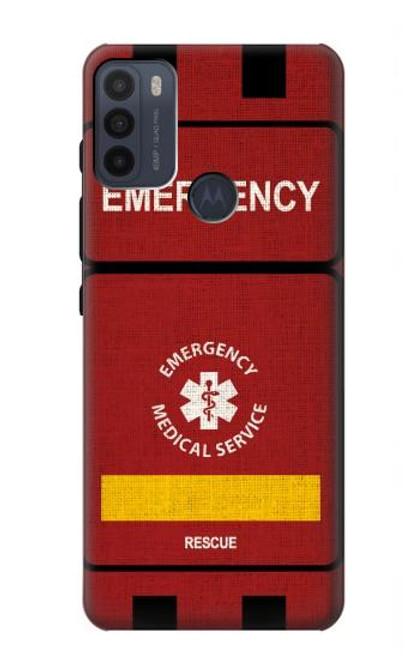 S3957 Emergency Medical Service Hülle Schutzhülle Taschen für Motorola Moto G50