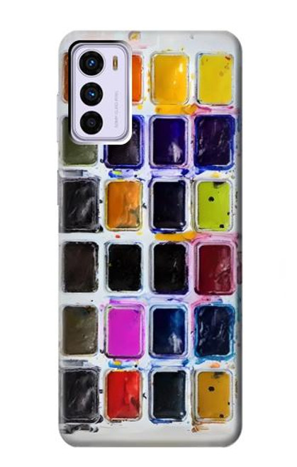 S3956 Watercolor Palette Box Graphic Hülle Schutzhülle Taschen für Motorola Moto G42