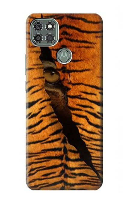 S3951 Tiger Eye Tear Marks Hülle Schutzhülle Taschen für Motorola Moto G9 Power