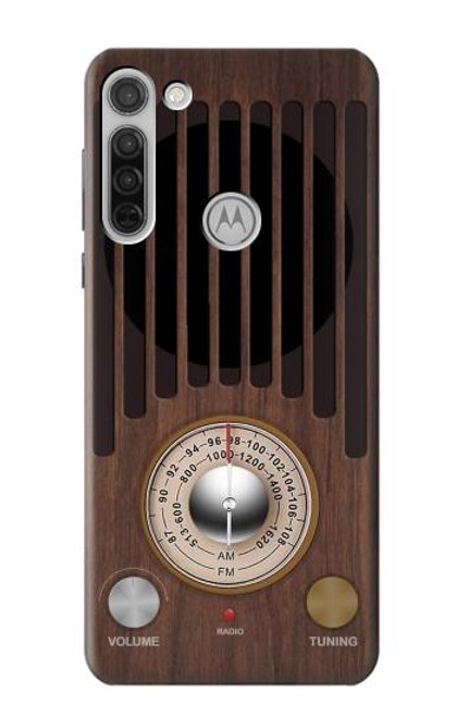 S3935 FM AM Radio Tuner Graphic Hülle Schutzhülle Taschen für Motorola Moto G8