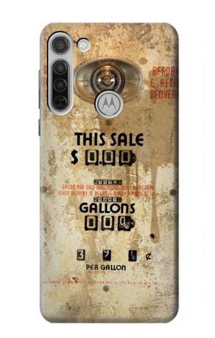 S3954 Vintage Gas Pump Hülle Schutzhülle Taschen für Motorola Moto G8