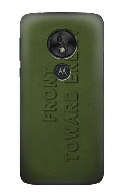 S3936 Front Toward Enermy Hülle Schutzhülle Taschen für Motorola Moto G7 Play