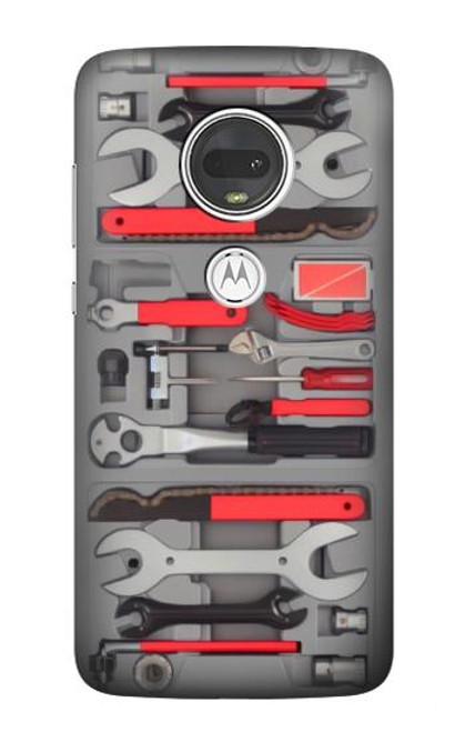 S3921 Bike Repair Tool Graphic Paint Hülle Schutzhülle Taschen für Motorola Moto G7, Moto G7 Plus