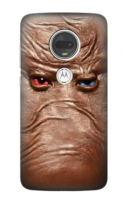 S3940 Leather Mad Face Graphic Paint Hülle Schutzhülle Taschen für Motorola Moto G7, Moto G7 Plus