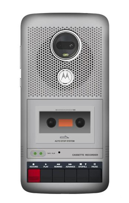 S3953 Vintage Cassette Player Graphic Hülle Schutzhülle Taschen für Motorola Moto G7, Moto G7 Plus