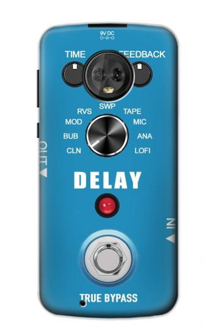 S3962 Guitar Analog Delay Graphic Hülle Schutzhülle Taschen für Motorola Moto G6