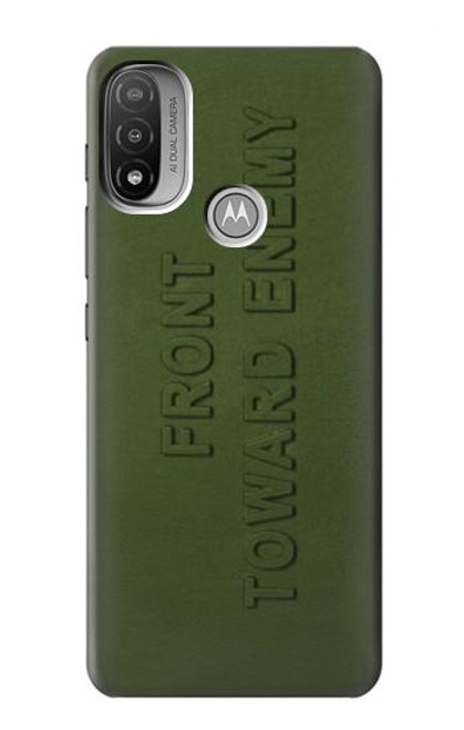 S3936 Front Toward Enermy Hülle Schutzhülle Taschen für Motorola Moto E20,E30,E40