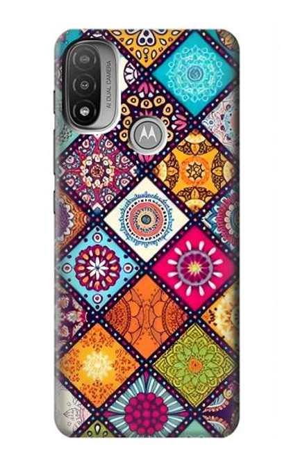 S3943 Maldalas Pattern Hülle Schutzhülle Taschen für Motorola Moto E20,E30,E40