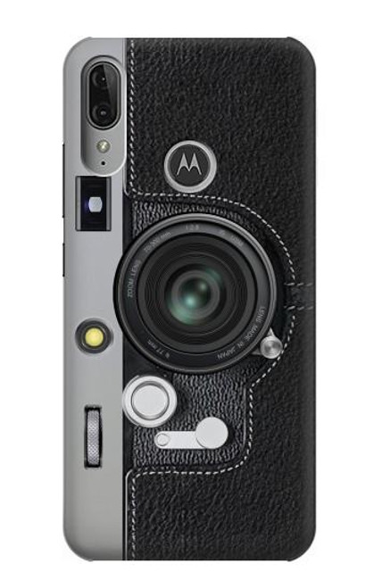 S3922 Camera Lense Shutter Graphic Print Hülle Schutzhülle Taschen für Motorola Moto E6 Plus, Moto E6s