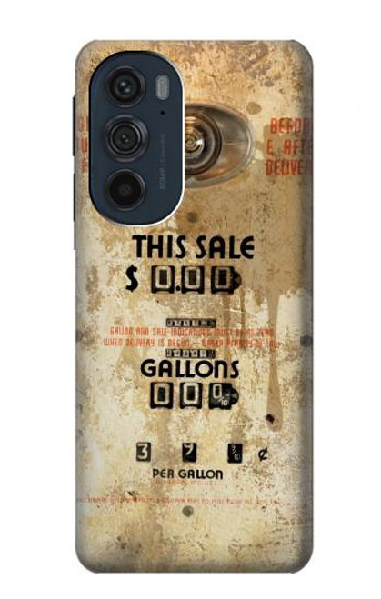 S3954 Vintage Gas Pump Hülle Schutzhülle Taschen für Motorola Edge 30 Pro