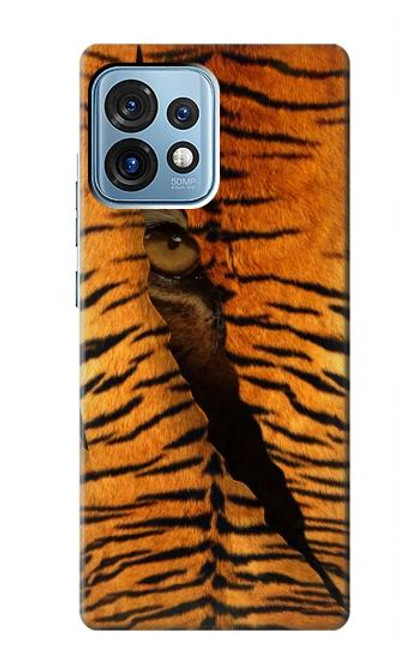 S3951 Tiger Eye Tear Marks Hülle Schutzhülle Taschen für Motorola Edge+ (2023), X40, X40 Pro, Edge 40 Pro