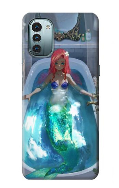 S3912 Cute Little Mermaid Aqua Spa Hülle Schutzhülle Taschen für Nokia G11, G21