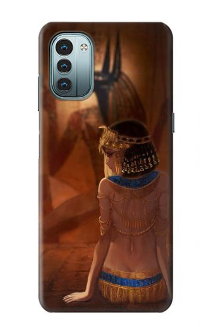 S3919 Egyptian Queen Cleopatra Anubis Hülle Schutzhülle Taschen für Nokia G11, G21