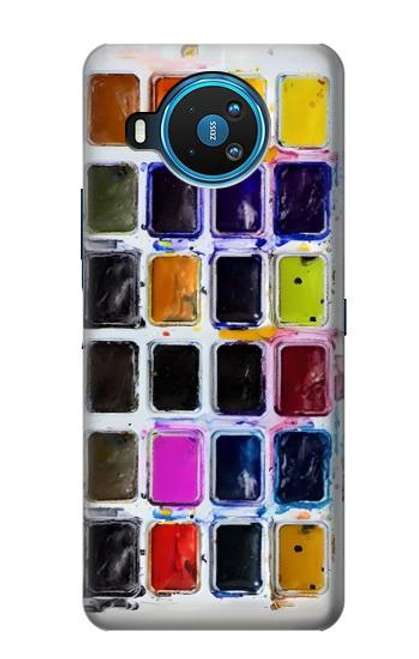 S3956 Watercolor Palette Box Graphic Hülle Schutzhülle Taschen für Nokia 8.3 5G