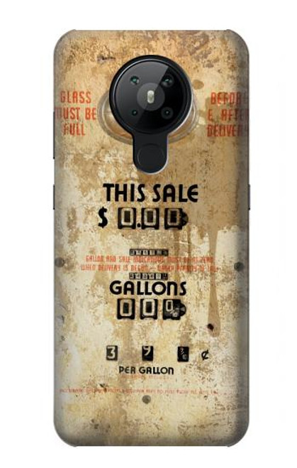 S3954 Vintage Gas Pump Hülle Schutzhülle Taschen für Nokia 5.3