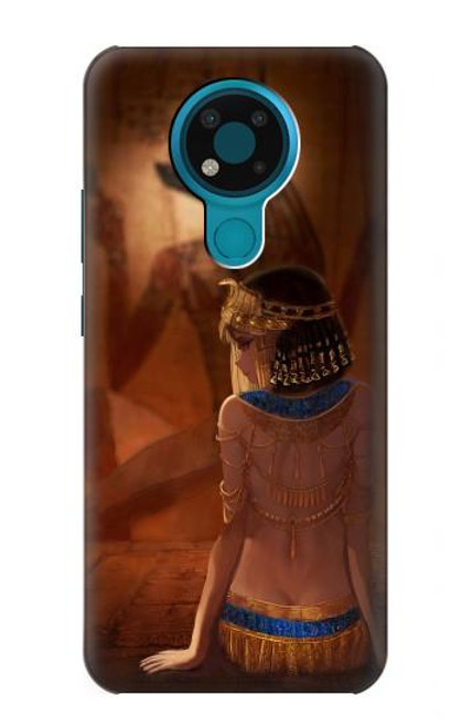 S3919 Egyptian Queen Cleopatra Anubis Hülle Schutzhülle Taschen für Nokia 3.4