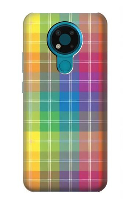 S3942 LGBTQ Rainbow Plaid Tartan Hülle Schutzhülle Taschen für Nokia 3.4