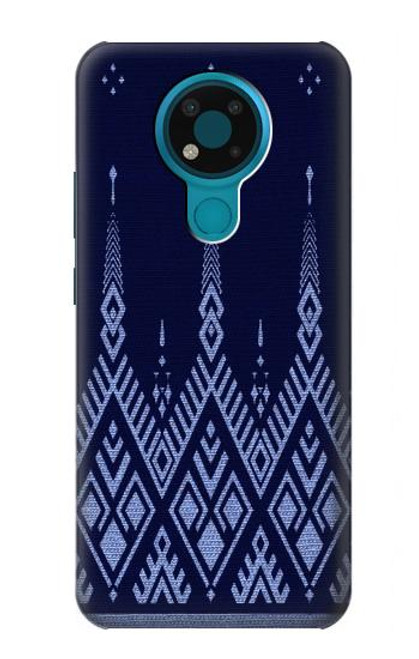 S3950 Textile Thai Blue Pattern Hülle Schutzhülle Taschen für Nokia 3.4