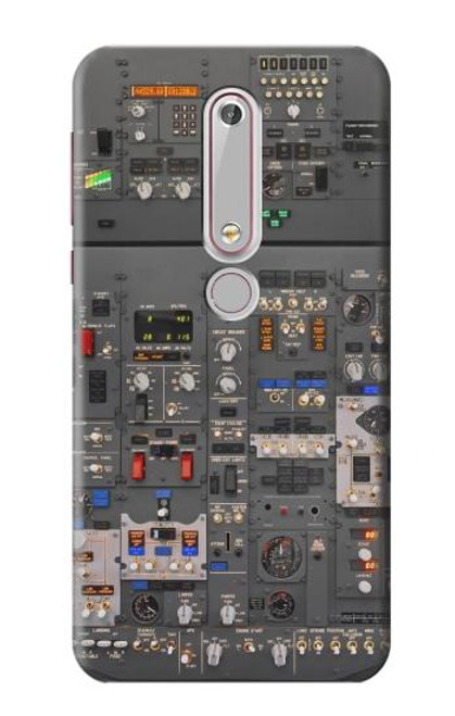 S3944 Overhead Panel Cockpit Hülle Schutzhülle Taschen für Nokia 6.1, Nokia 6 2018