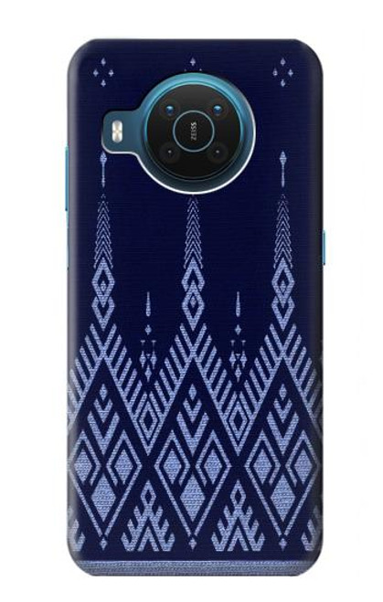 S3950 Textile Thai Blue Pattern Hülle Schutzhülle Taschen für Nokia X20