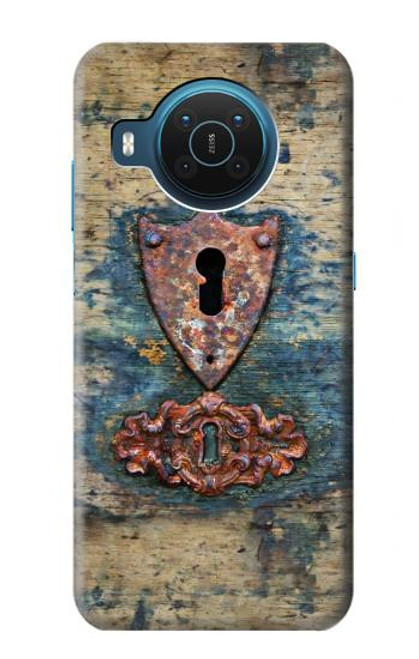 S3955 Vintage Keyhole Weather Door Hülle Schutzhülle Taschen für Nokia X20