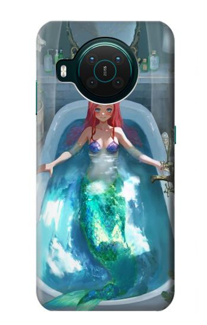 S3911 Cute Little Mermaid Aqua Spa Hülle Schutzhülle Taschen für Nokia X10
