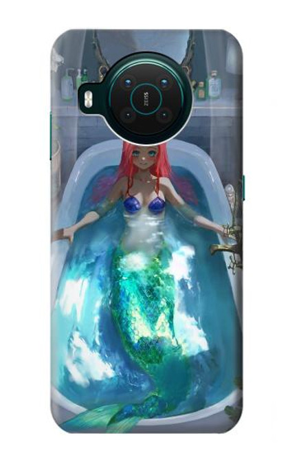 S3912 Cute Little Mermaid Aqua Spa Hülle Schutzhülle Taschen für Nokia X10