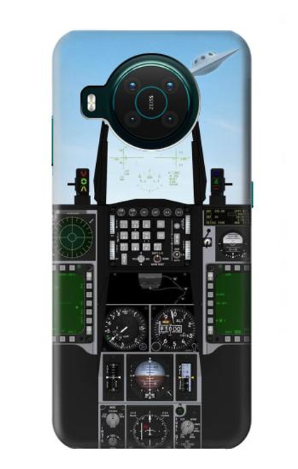 S3933 Fighter Aircraft UFO Hülle Schutzhülle Taschen für Nokia X10