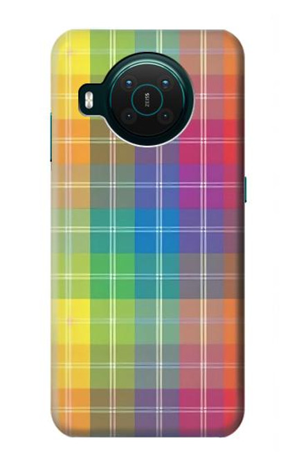 S3942 LGBTQ Rainbow Plaid Tartan Hülle Schutzhülle Taschen für Nokia X10