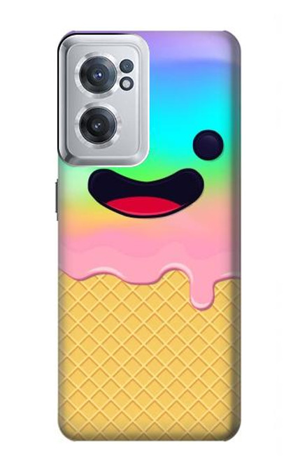 S3939 Ice Cream Cute Smile Hülle Schutzhülle Taschen für OnePlus Nord CE 2 5G