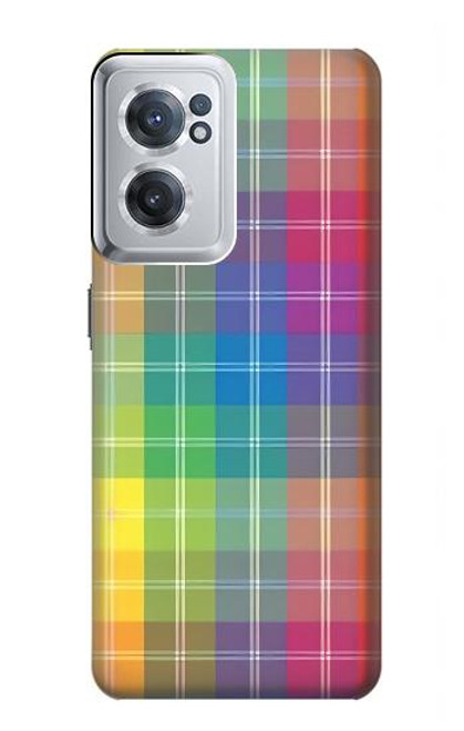 S3942 LGBTQ Rainbow Plaid Tartan Hülle Schutzhülle Taschen für OnePlus Nord CE 2 5G