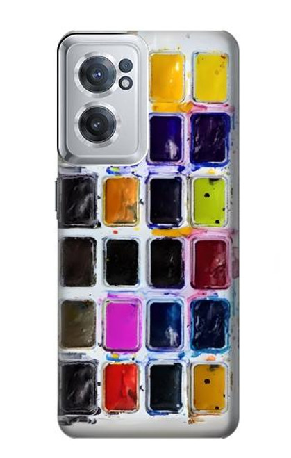 S3956 Watercolor Palette Box Graphic Hülle Schutzhülle Taschen für OnePlus Nord CE 2 5G