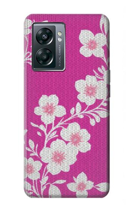 S3924 Cherry Blossom Pink Background Hülle Schutzhülle Taschen für OnePlus Nord N300