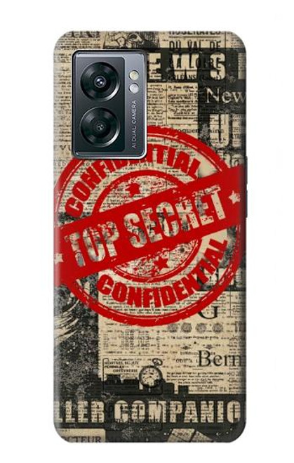 S3937 Text Top Secret Art Vintage Hülle Schutzhülle Taschen für OnePlus Nord N300
