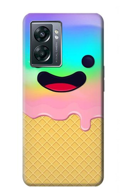 S3939 Ice Cream Cute Smile Hülle Schutzhülle Taschen für OnePlus Nord N300