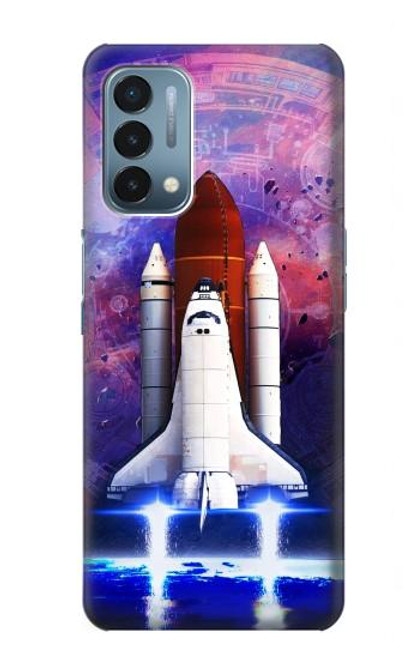 S3913 Colorful Nebula Space Shuttle Hülle Schutzhülle Taschen für OnePlus Nord N200 5G
