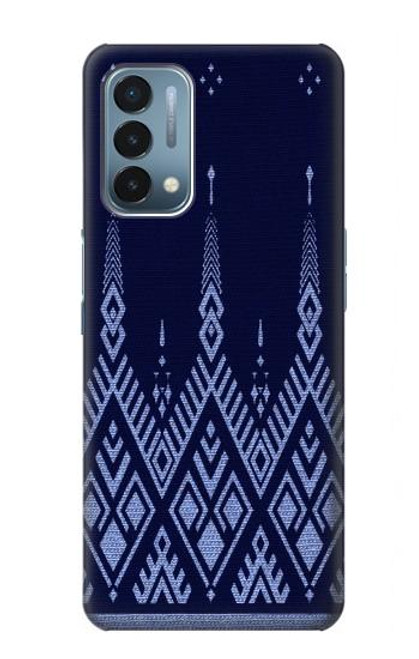 S3950 Textile Thai Blue Pattern Hülle Schutzhülle Taschen für OnePlus Nord N200 5G