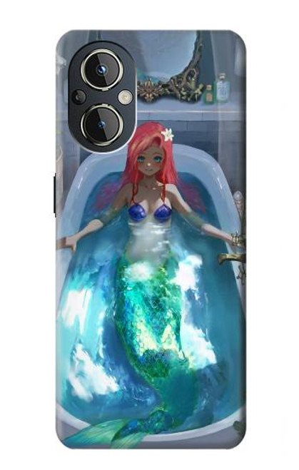 S3912 Cute Little Mermaid Aqua Spa Hülle Schutzhülle Taschen für OnePlus Nord N20 5G