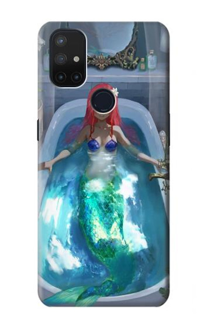 S3912 Cute Little Mermaid Aqua Spa Hülle Schutzhülle Taschen für OnePlus Nord N10 5G
